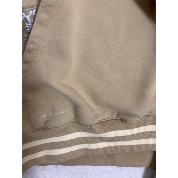 LRG Knit Tufted Varsity Hoodie Cream Men’s 2XL Embroidered Patches Streetwear - Picture 7 of 10